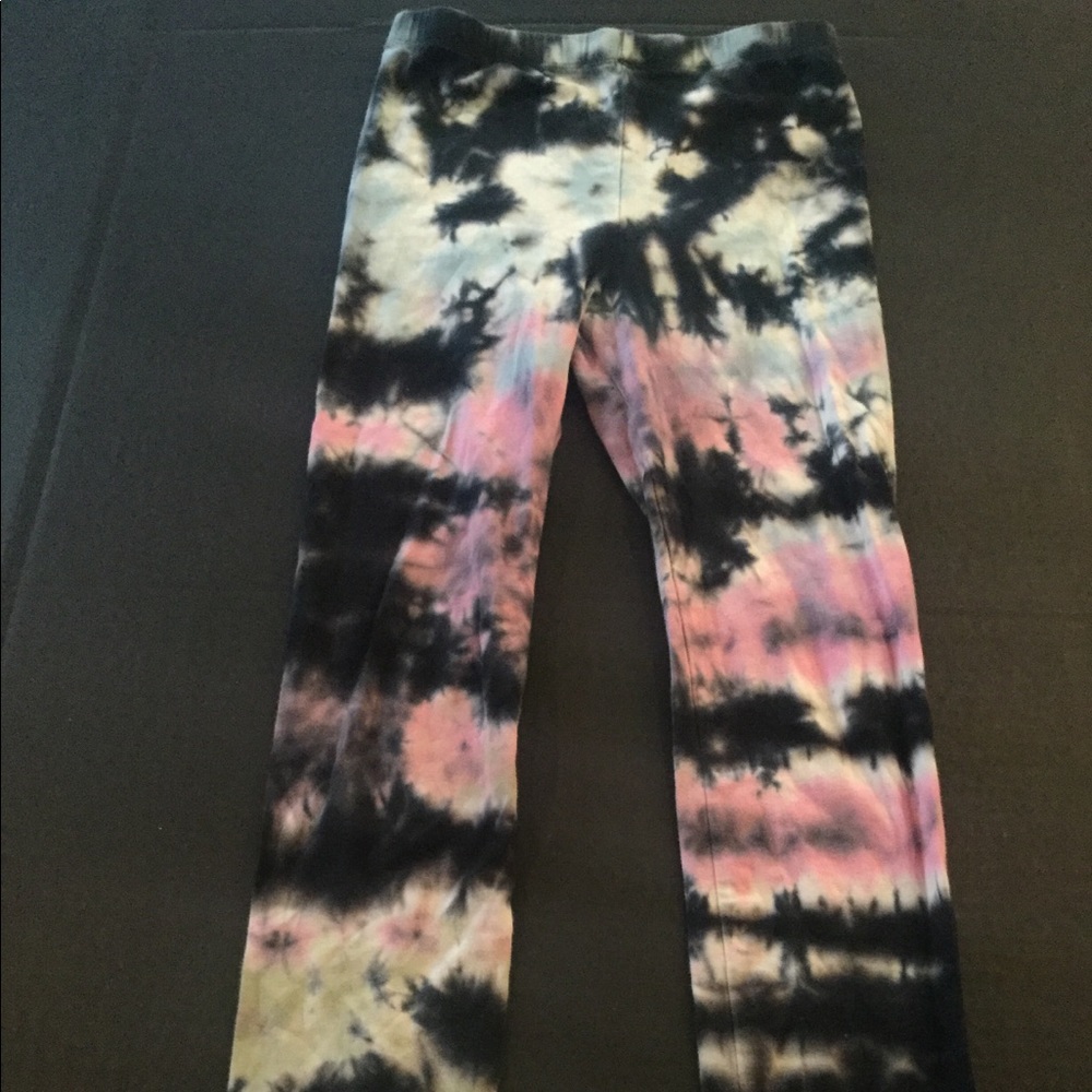 Tie dye girls leggings
